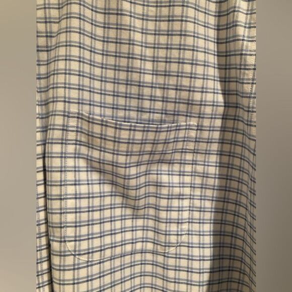 Brooks Brothers Men’s Madison Long Sleeve Button Down Shirt Blue White Checkered - Picture 3 of 11